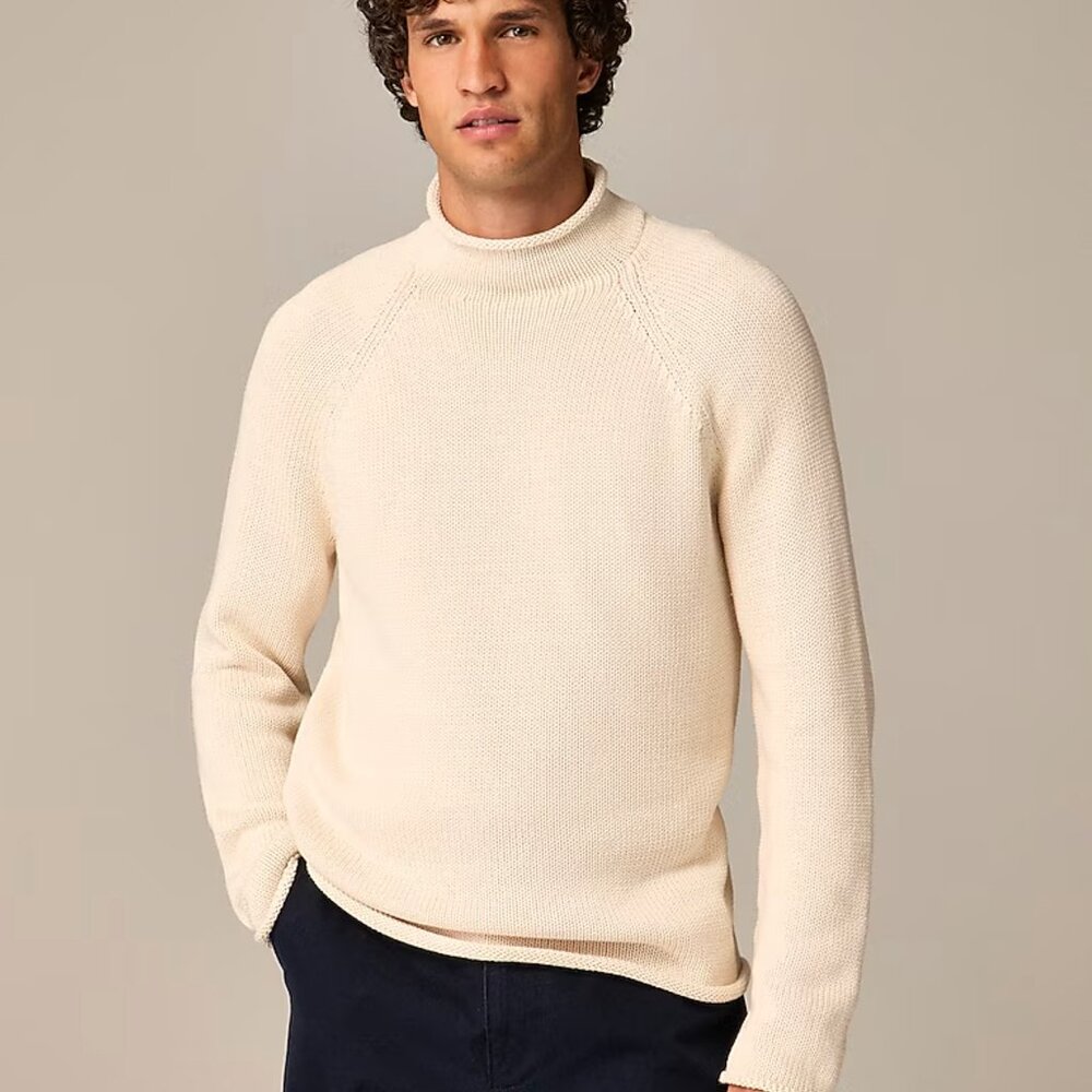 J. Crew Adults' 1988 cotton rollneck™ sweater